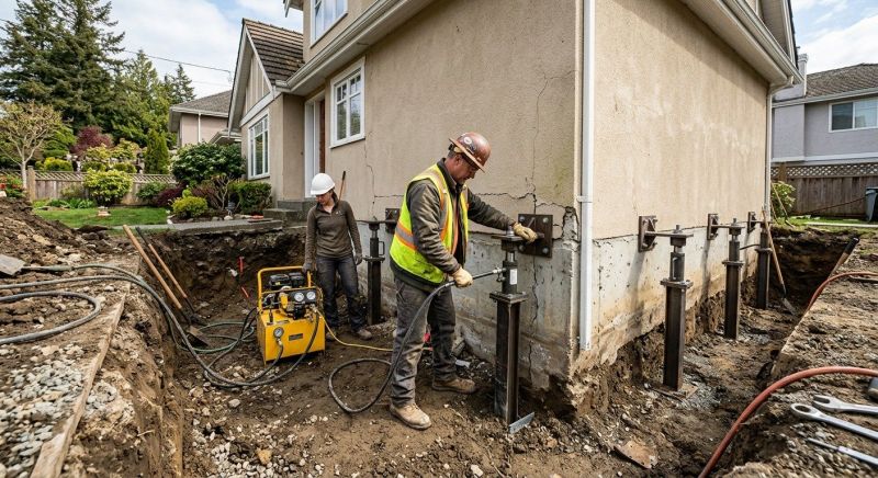 Sinking Foundation Repair in Morgan County, TN
