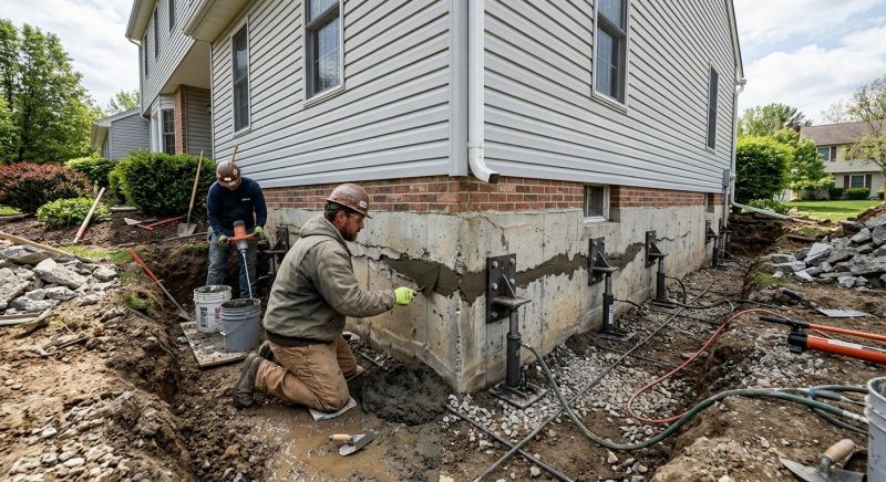Basement Foundation Repair in Harriman, TN