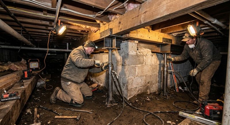 Basement Foundation Repair in Knoxville, TN