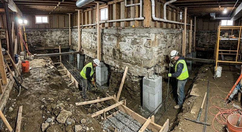 Basement Underpinning in Roane County, TN