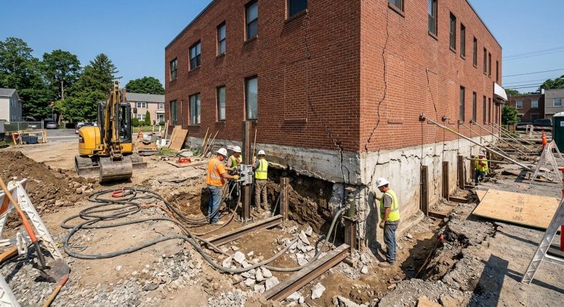 Building Foundation Repair in Oliver Springs, TN