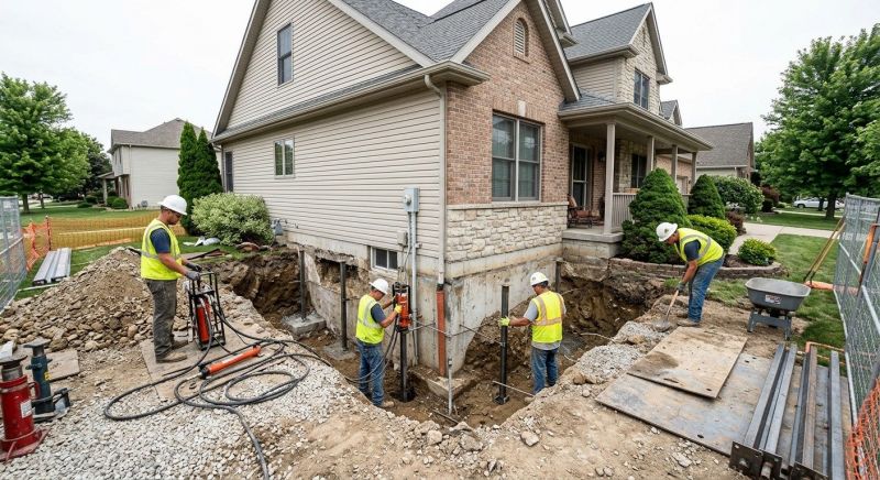 Building Foundation Repair in Ten Mile, TN