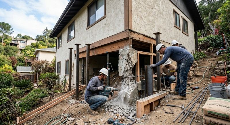 Concrete Foundation Repair in Clinton, TN