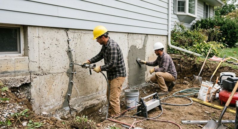 Concrete Foundation Repair in Knoxville, TN