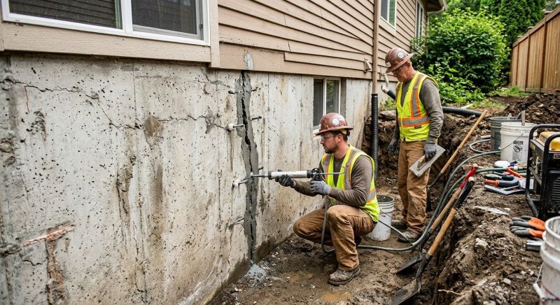 Cracked Foundation Repair in Roane County, TN