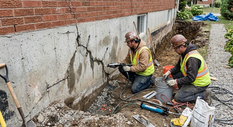 Cracked Foundation Repair in Loudon County, TN