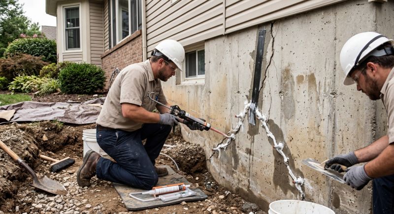 Cracked Foundation Repair in Ten Mile, TN