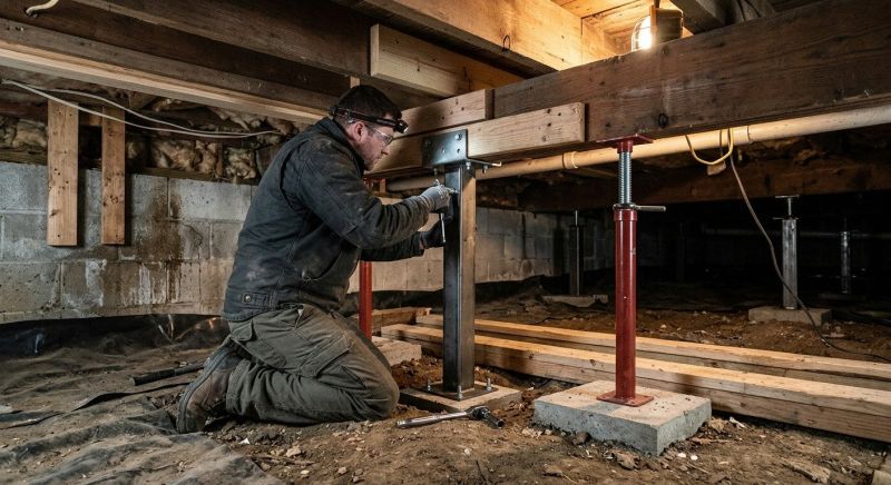 Crawlspace Structural Repair in Roane County, TN