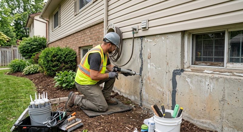 Foundation Crack Sealing in Roane County, TN