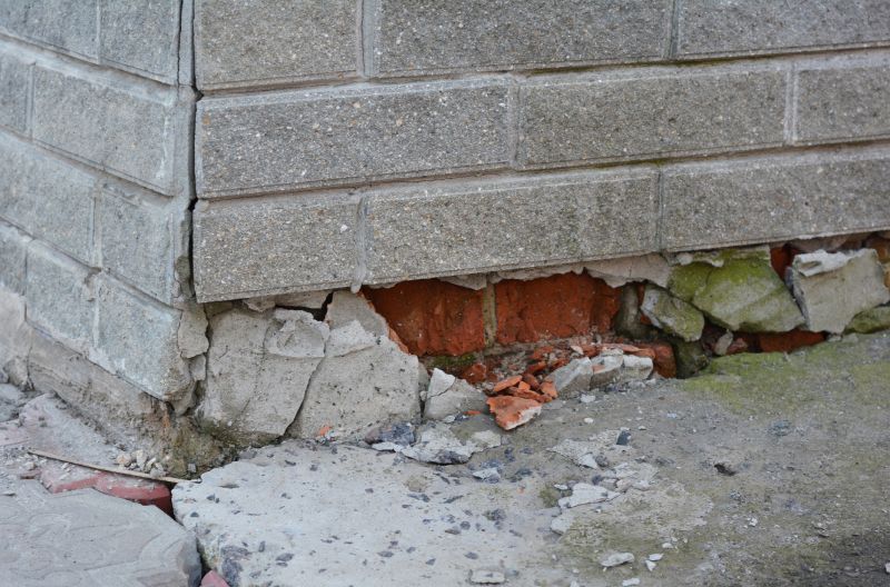 Foundation Damage Repair in Oliver Springs, TN