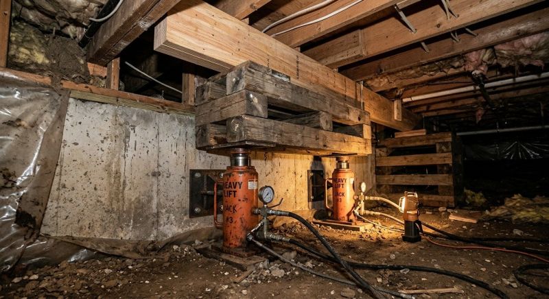 Foundation Jacking in Clinton, TN