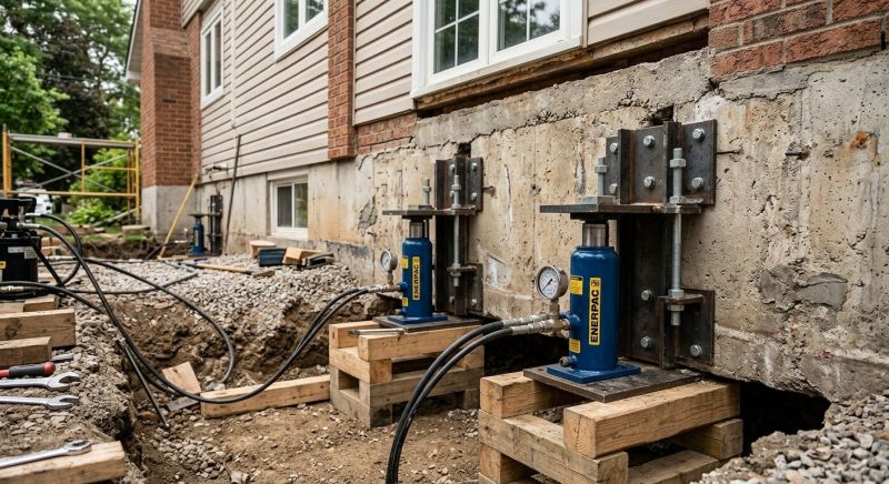 Foundation Jacking in Kingston, TN
