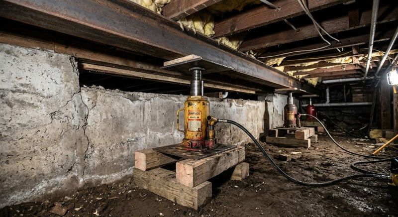 Foundation Jacking in Knoxville, TN