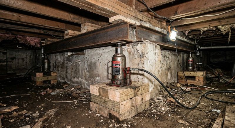 Foundation Jacking in Lenoir City, TN