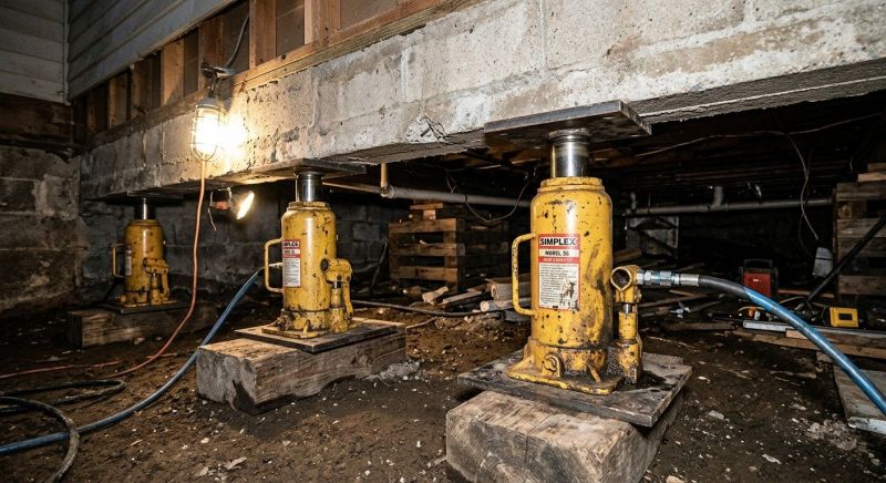 Foundation Jacking in Ten Mile, TN