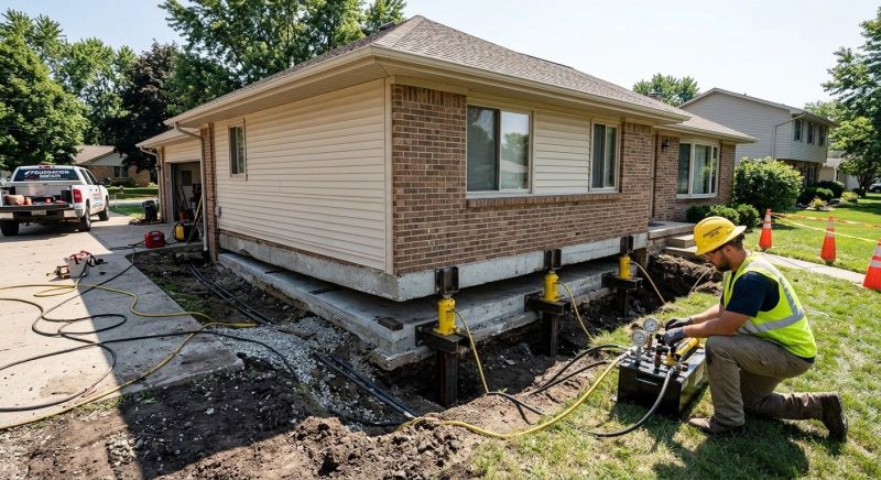 Foundation Lifting in Loudon, TN