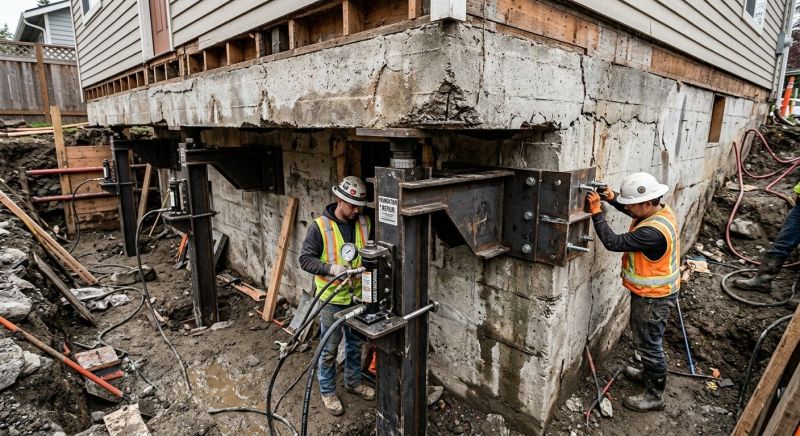 Foundation Lifting in Ten Mile, TN