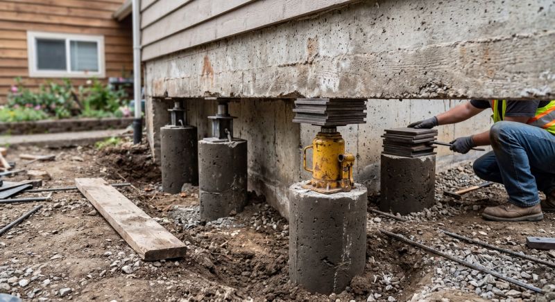 Foundation Pier Leveling in Roane County, TN