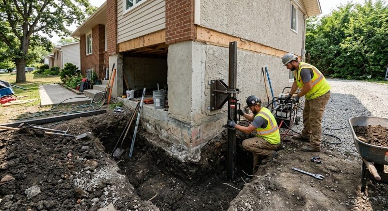 Foundation Pier Repair in Roane County, TN