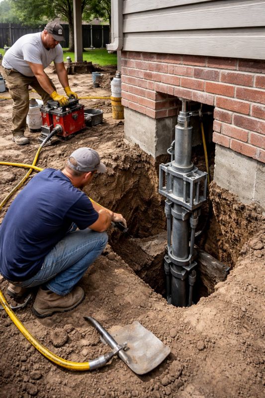 Foundation Pier Repair in Roane County, TN