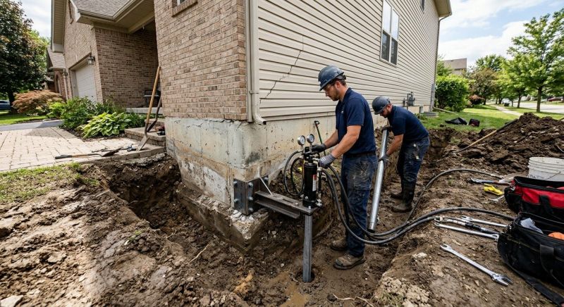 Foundation Settlement Repair in Roane County, TN