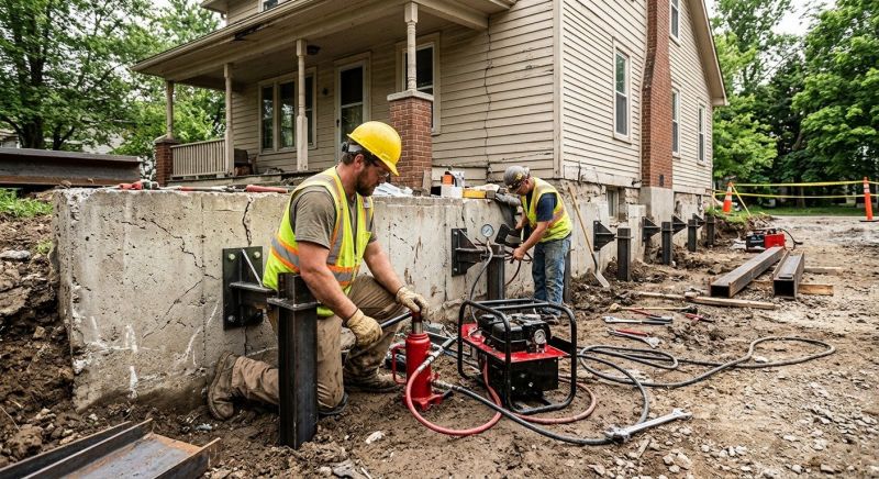 Foundation Stabilizing in Kingston, TN