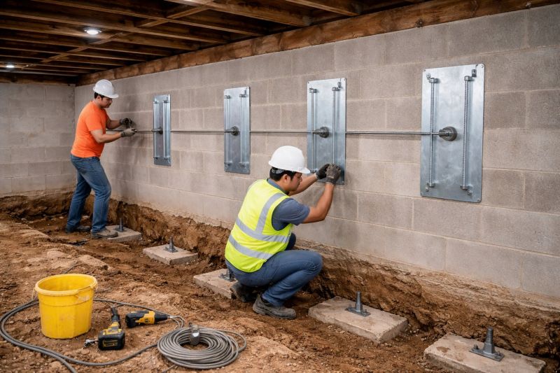 Foundation Stabilizing in Kingston, TN