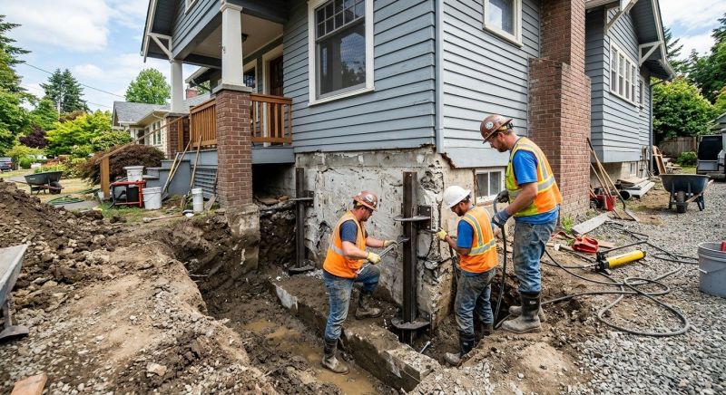 Foundation Stabilizing in Ten Mile, TN