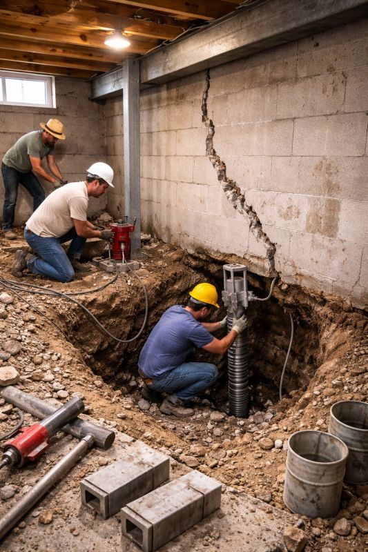 Foundation Structural Repair in Wartburg, TN