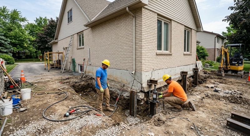 Helical Piers Installation in Roane County, TN