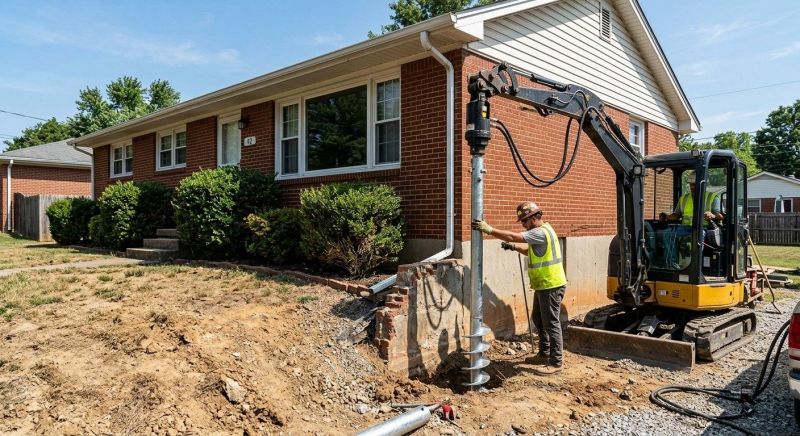 Helical Pile Installation in Roane County, TN