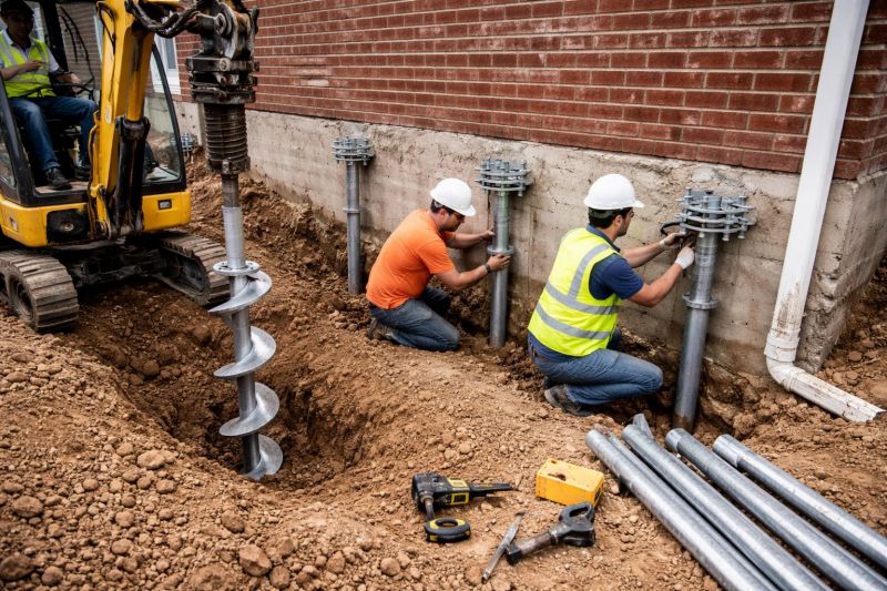 Helical Pile Installation in Roane County, TN