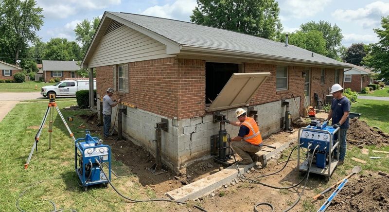 Home Foundation Leveling in Oak Ridge, TN
