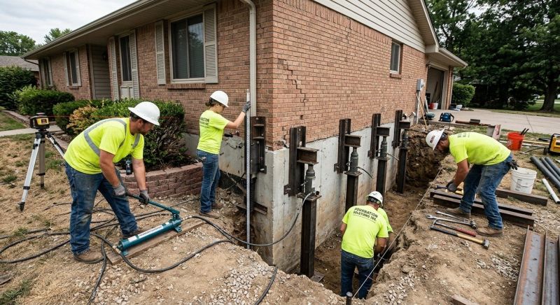 Home Foundation Leveling in Wartburg, TN