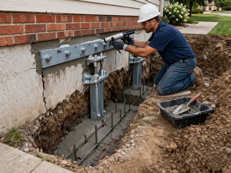 Home Foundation Repair in Wartburg, TN
