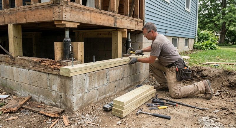 House Foundation Repair in Knoxville, TN