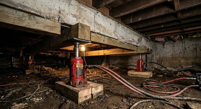 House Leveling in Oliver Springs, TN