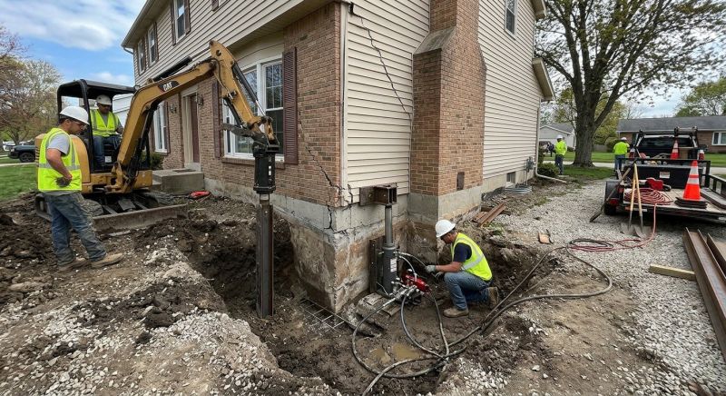 Sinking Foundation Repair in Lenoir City, TN