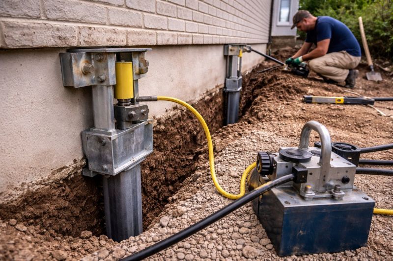 Sinking Foundation Repair in Loudon, TN